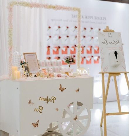 Perfume Bar door gift display