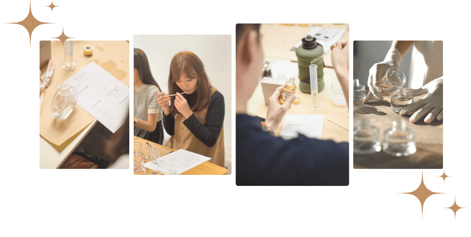 scensia fragrance perfume workshop