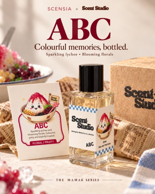 Scent Studio ABC perfume, Mamak Series by SCENSIA, inspired by ABC, ais batu campur shaved ice